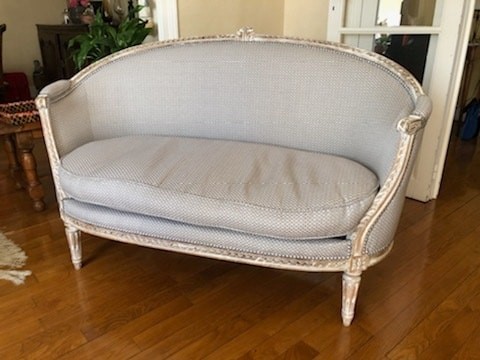 Banquette louis XVI